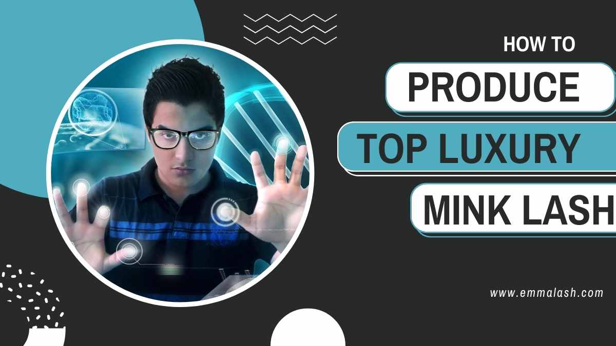How to produce top luxury mink lash
