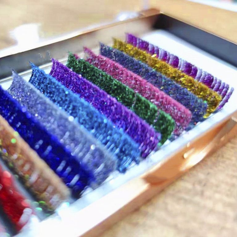 Where To Buy Glitter Lash Extension? Lashes Factory Emma Lashes