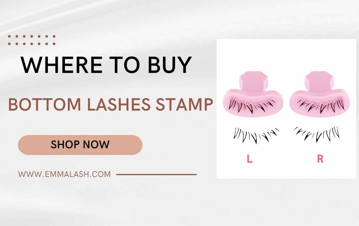 bottom lashes stamp