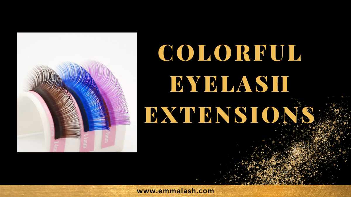 Colorful Eyelash Extensions